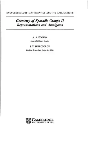 Cover of Geometry of Sporadic Groups:Petersen and Tilde Geometries