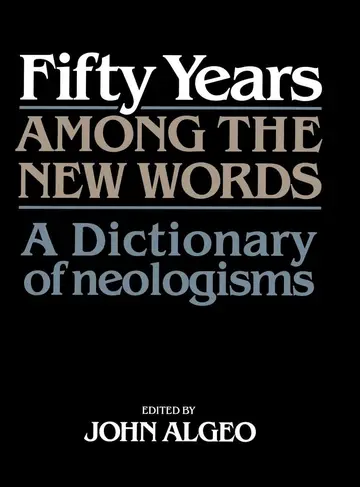Cover of Fifty Years among the New Words