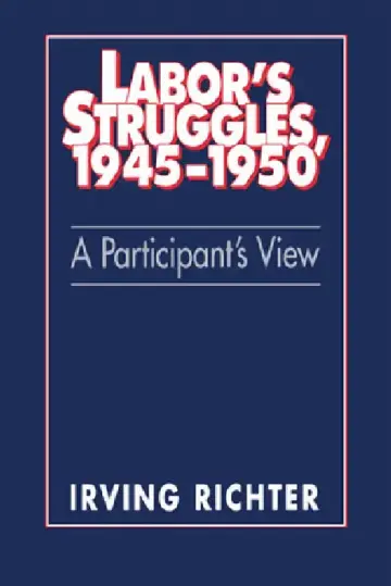 Cover of Labor's Struggles, 1945 1950