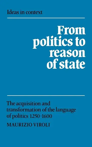 Cover of From Politics to Reason of State