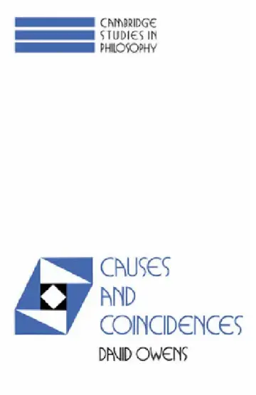 Cover of Causes and Coincidences