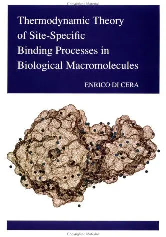 Cover of Thermodynamic Theory of Site-Specific Binding Processes in Biological Macromolecules