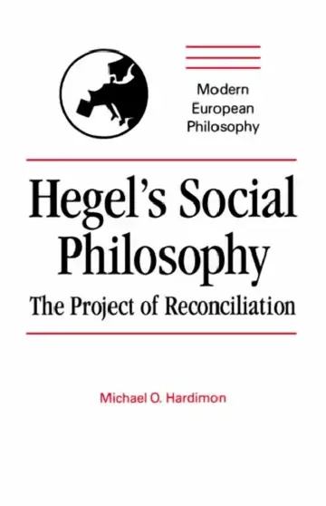 Cover of Hegel's Social Philosophy