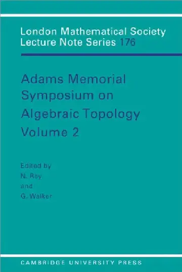 Cover of Adams Memorial Symposium on Algebraic Topology