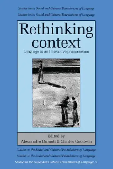 Cover of Rethinking Context