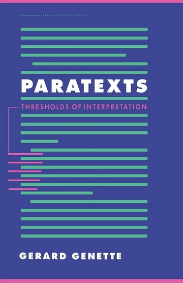 Cover of Paratexts