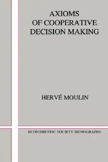 Cover of Axioms of Cooperative Decision Making