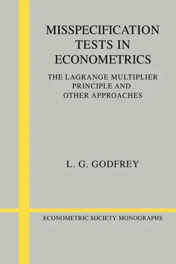 Cover of Misspecification Tests in Econometrics