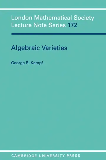 Cover of Algebraic Varieties