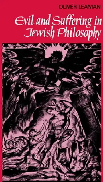 Cover of Evil and Suffering in Jewish Philosophy