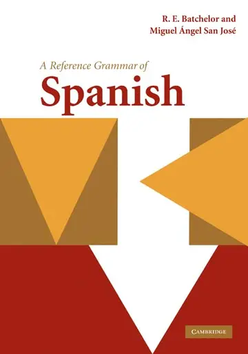Cover of A Reference Grammar of Spanish