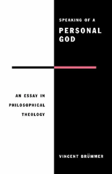 Cover of Speaking of a Personal God