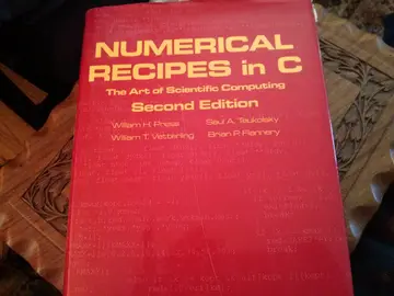 Cover of Numerical Recipes in C