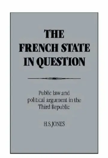 Cover of The French State in Question