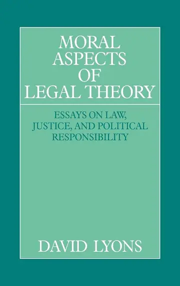Cover of Moral Aspects of Legal Theory