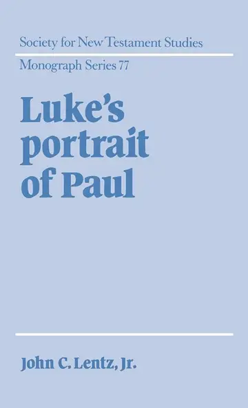 Cover of Luke's Portrait of Paul