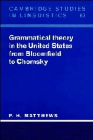 Cover of Grammatical Theory in the United States