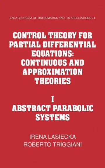 Cover of Control Theory for Partial Differential Equations