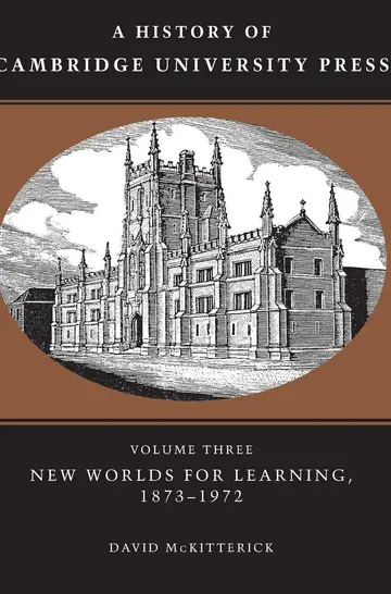 Cover of A History of Cambridge University Press