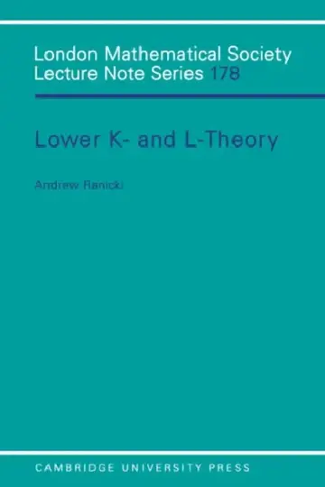 Cover of Lower K-& L-Theory