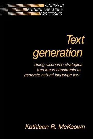 Cover of Text Generation