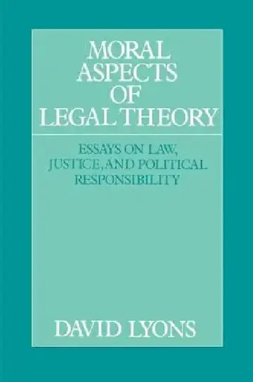 Cover of Moral Aspects of Legal Theory
