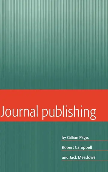 Cover of Journal Publishing