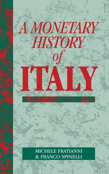 Cover of A Monetary History of Italy