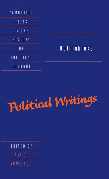 Cover of Bolingbroke