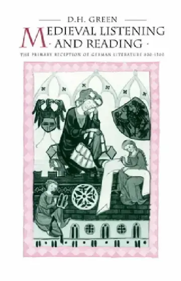 Cover of Medieval Listening and Reading