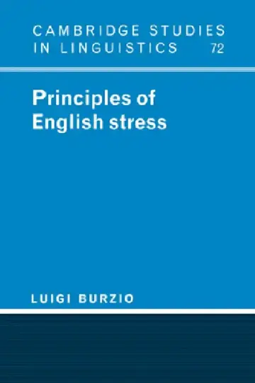 Cover of Principles of English Stress