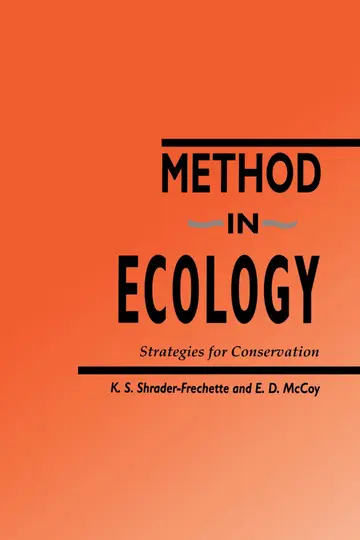 Cover of Method in Ecology