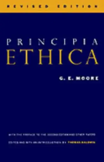 Cover of Principia Ethica