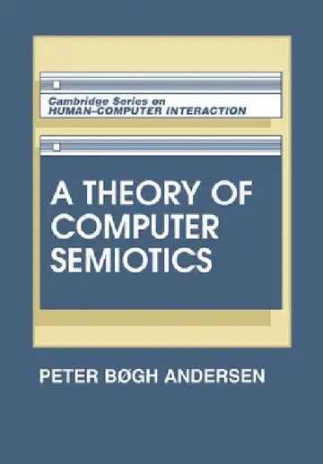 Cover of A Theory of Computer Semiotics