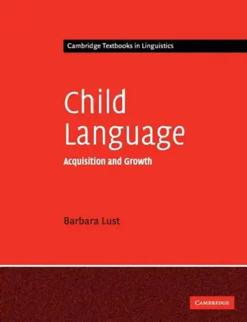 Cover of Child Language