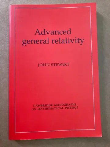 Cover of Advanced General Relativity