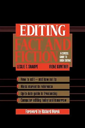 Cover of Editing Fact and Fiction