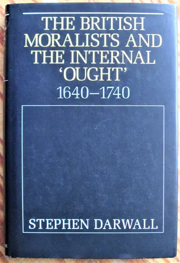 Cover of The British Moralists and the Internal 'Ought'