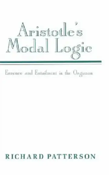 Cover of Aristotle's Modal Logic