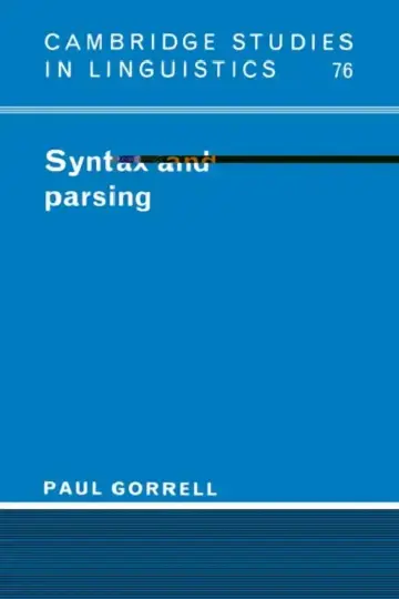 Cover of Syntax and Parsing