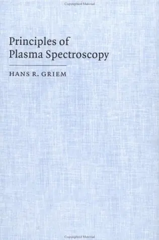 Cover of Principles of Plasma Spectroscopy