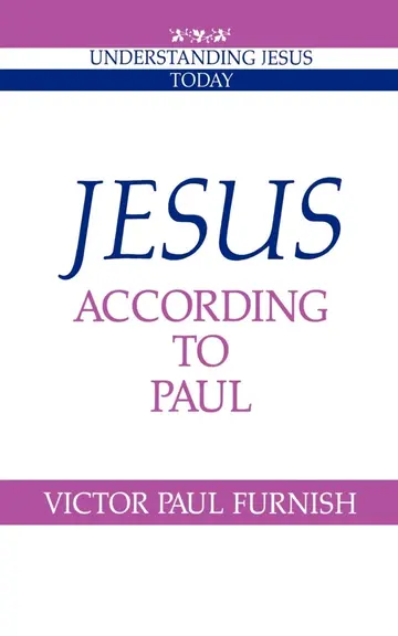 Cover of Jesus according to Paul