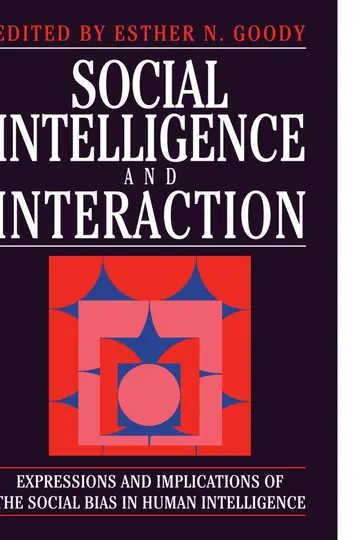 Cover of Social Intelligence and Interaction