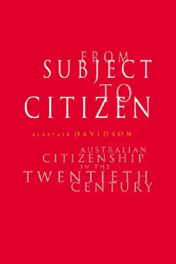 Cover of From Subject to Citizen