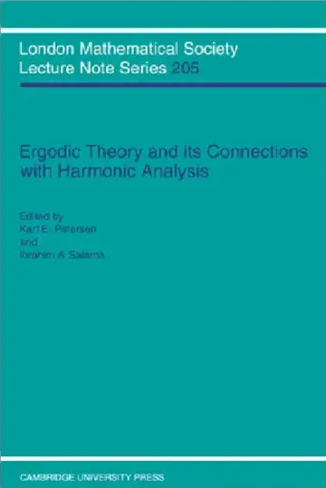 Cover of Ergodic Theory and Harmonic Analysis