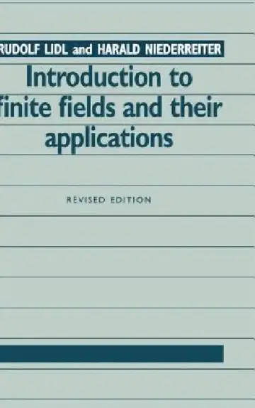 Cover of Introduction to Finite Fields and Their Applications