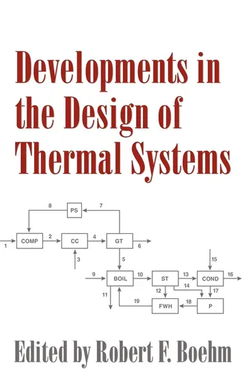 Cover of Developments in the design of thermal Systems