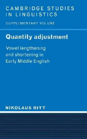 Cover of Quantity Adjustment