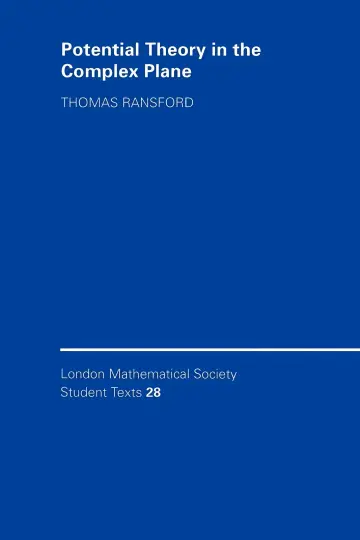 Cover of Potential Theory in the Complex Plane