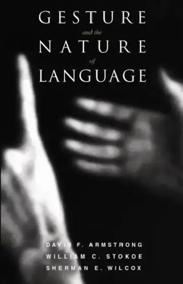 Cover of Gesture and the Nature of Language